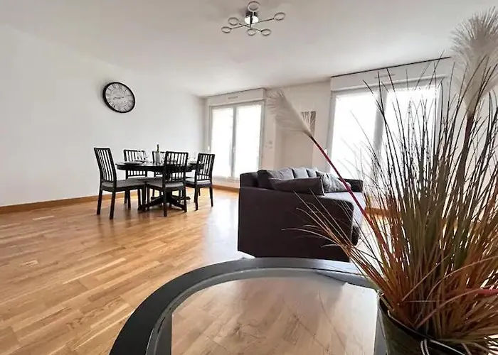 Апартаменты Terrasse & Bulles - Grand T3 Au Coeur De Реймс